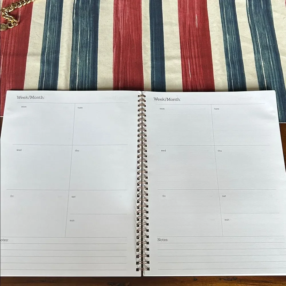 Planner undated notebook NeW Jess Paper and Co